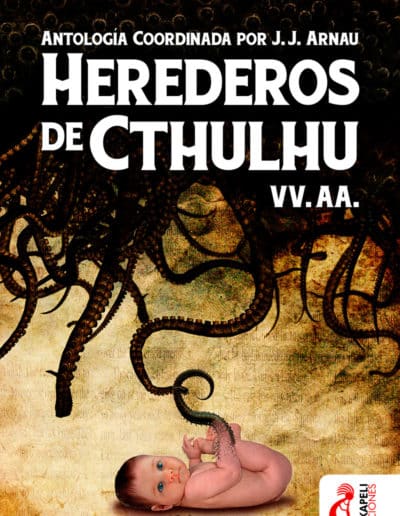 IlustraciÃ³n portada - Herederos de Chtulhu - Kokapeli Ediciones | Pablo UrÃ­a Ilustrador