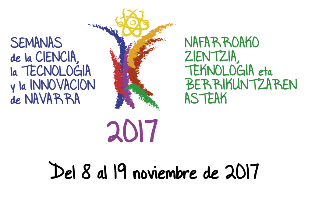 Logotipo para la Semana de la Ciencia Navarra 2017