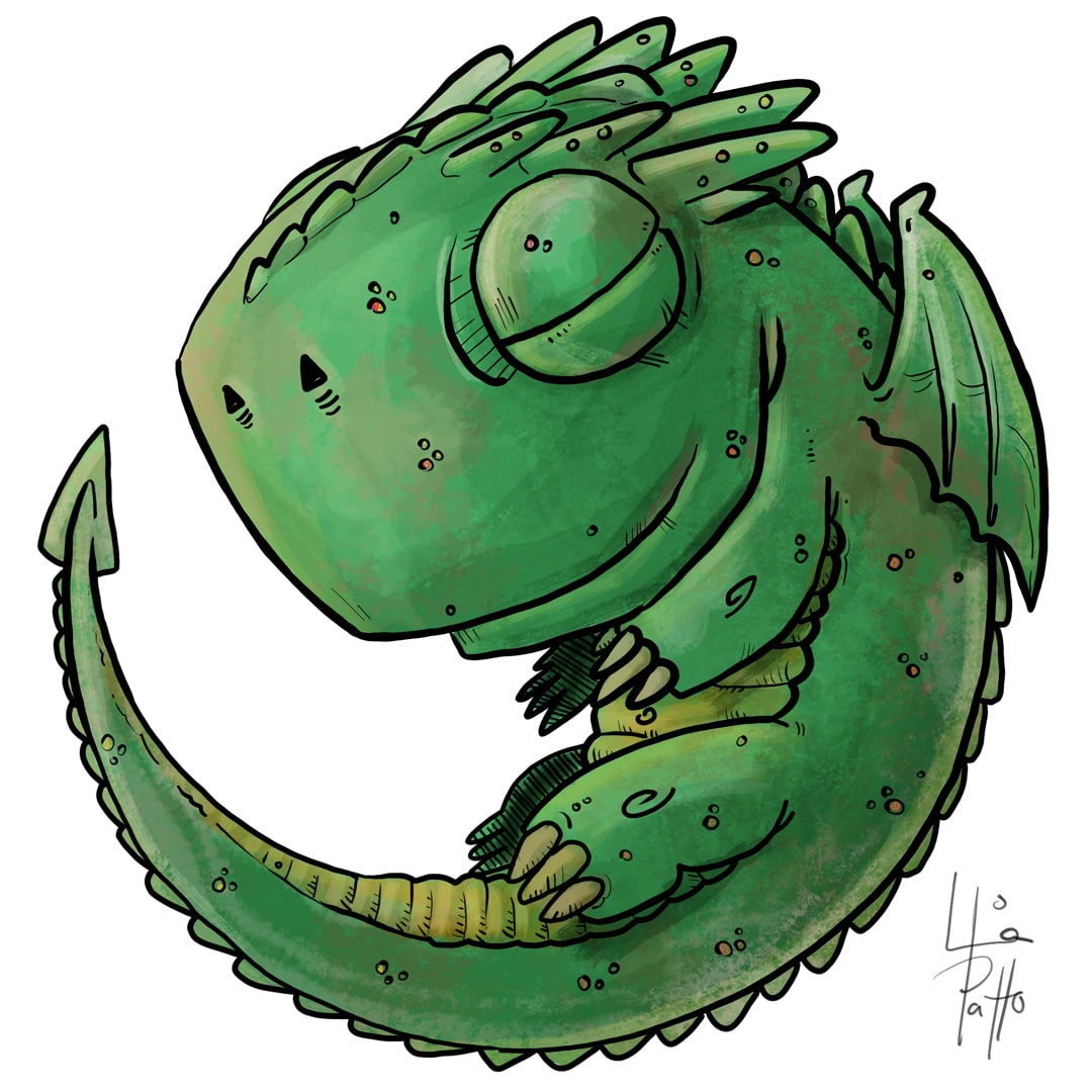 dragon - pablo uria ilustrador infantil