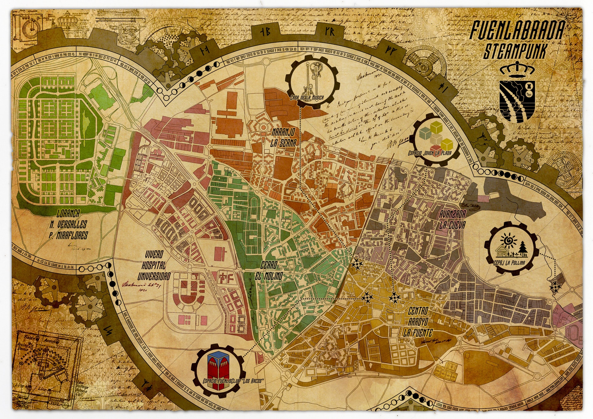 mapa-fuenlabrada-steampunk-pablo-uria-ilustrador-editorial